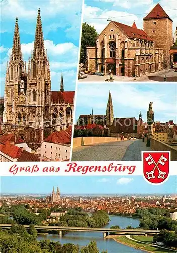 AK / Ansichtskarte Regensburg Dom  Kat. Regensburg