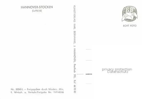 AK / Ansichtskarte Stoecken Hannover Fliegeraufnahme Kat. Hannover