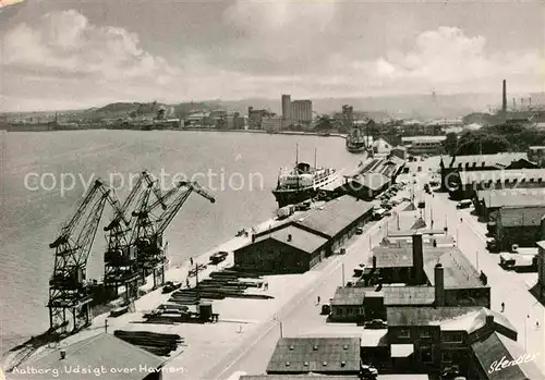 AK / Ansichtskarte Aalborg Udsigt over Havnen Kat. Aalborg