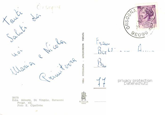 AK / Ansichtskarte Orsogna Chieti Viale Maggio Nr. bx10120 - oldthing