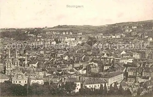 AK / Ansichtskarte Stuttgart Panorama  Kat. Stuttgart