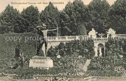 AK / Ansichtskarte Potsdam Sicilianischer Garten Bogenschuetzen Kat. Potsdam