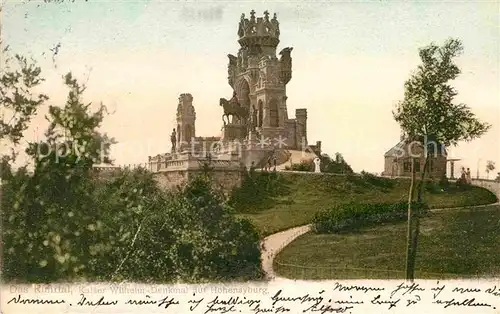 AK / Ansichtskarte Syburg Kaiser Wilhelm Denkmal Hohensyburg Kat. Dortmund