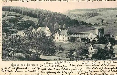 AK / Ansichtskarte Burgberg Koenigsfeld Ortsansicht Kat. Koenigsfeld im Schwarzwald