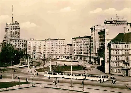 AK / Ansichtskarte Strassenbahn Leipzig Ringbauten Rossplatz Kat. Strassenbahn