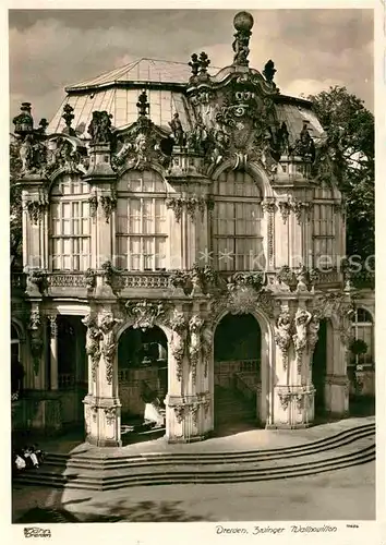 AK / Ansichtskarte Foto Hahn Nr. 10654 Dresden Zwinger Wallpavillon  Kat. Fotografie