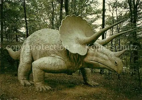 AK / Ansichtskarte Dinosaurier Triceratops Saurierpark Kleinwelka  Kat. Tiere