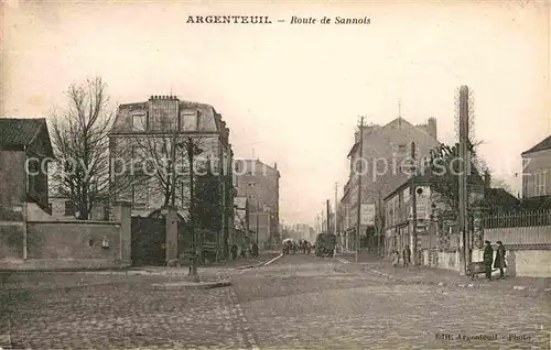 AK / Ansichtskarte Argenteuil Val d Oise Route de Sannois Kat. Argenteuil