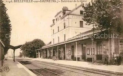 AK / Ansichtskarte Belleville sur Saone Interieur de la Gare