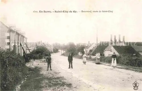 AK / Ansichtskarte Saint Eloy de Gy Bourneuf route de Saint Eloy Kat. Saint Eloy de Gy