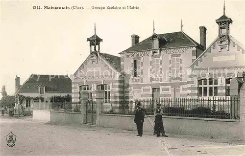 AK / Ansichtskarte Maisonnais Groupe Scolaire et Mairie Kat. Maisonnais