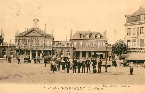AK / Ansichtskarte Dunkerque La Gare Kat. Dunkerque