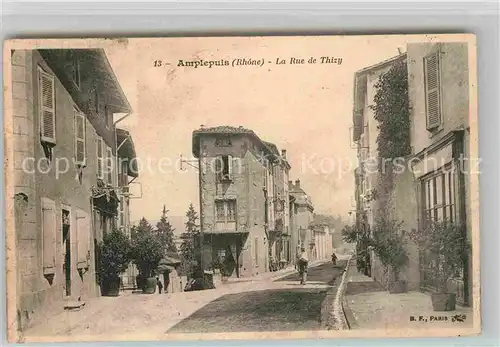 AK / Ansichtskarte Amplepuis La Rue de Thizy Kat. Amplepuis