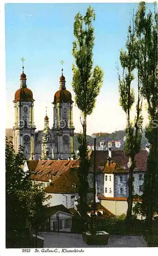 AK / Ansichtskarte St Gallen SG Klosterkirche Kat. St Gallen