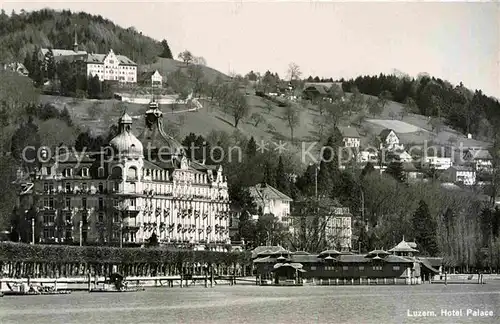 AK / Ansichtskarte Luzern LU Hotel Palace Kat. Luzern