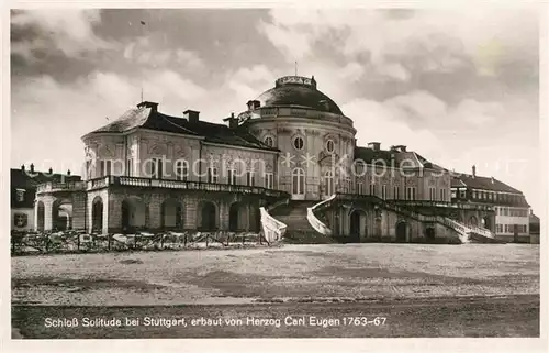 AK / Ansichtskarte Stuttgart Schloss Solitude Kat. Stuttgart