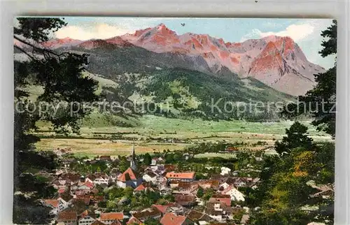 AK / Ansichtskarte Partenkirchen Zugspitze Kat. Garmisch Partenkirchen