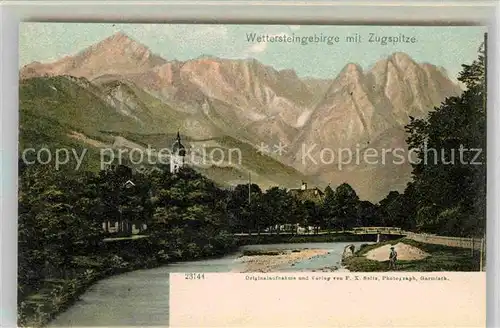 AK / Ansichtskarte Garmisch Partenkirchen Wettersteingebirge Kat. Garmisch Partenkirchen