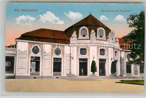 AK / Ansichtskarte Bad Reichenhall Wandelhalle Kurgarten Kat. Bad Reichenhall