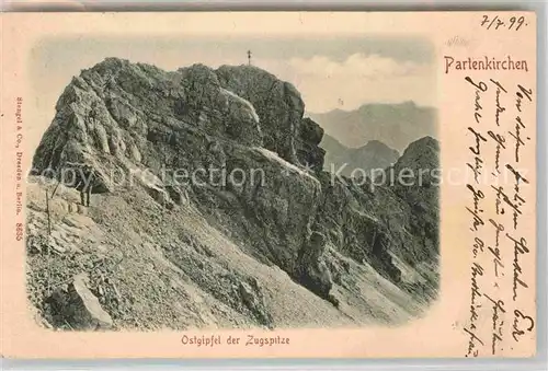 AK / Ansichtskarte Partenkirchen Zugspitze Ostgipfel Kat. Garmisch Partenkirchen