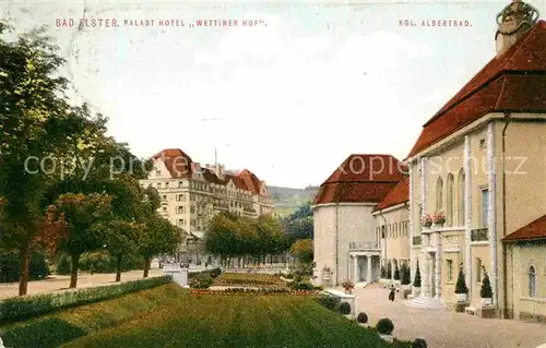 AK / Ansichtskarte Bad Elster Palast Hotel Wettiner Hof Kat. Bad Elster