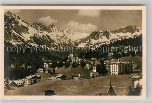 AK / Ansichtskarte Arosa GR Panorama Kat. Arosa