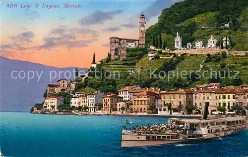 AK / Ansichtskarte Morcote Lago di Lugano Teilansicht