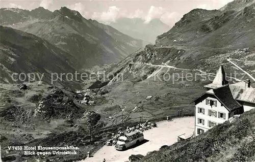 AK / Ansichtskarte Klausenpass Hotel Klausenpasshoehe mit Urirostock Kat. Klausen