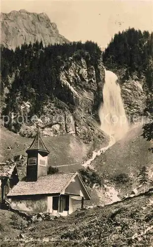 AK / Ansichtskarte Schaechental UR Aesch mit Staubefall Kat. Schaechentaler Windgaellen