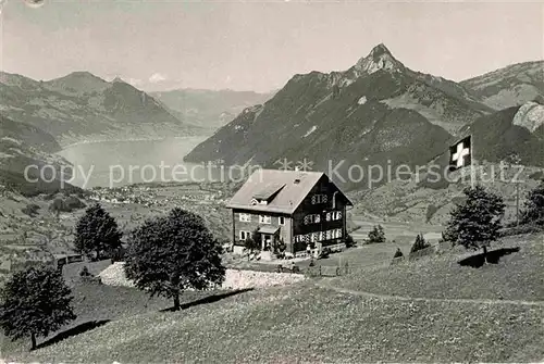 AK / Ansichtskarte Guetsch Rickenbach SZ Mythenhaus Panorama Kat. Rickenbach SZ