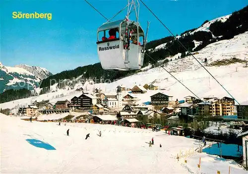 AK / Ansichtskarte Soerenberg LU Gondelbahn Soerenberg Rossweid Wintersportplatz Alpen Kat. Soerenberg