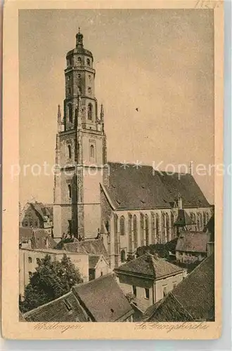 AK / Ansichtskarte Noerdlingen Sankt Georgskirche Kat. Noerdlingen