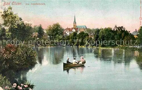 AK / Ansichtskarte Bad Elster Gondelteich Kat. Bad Elster