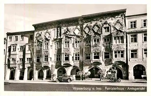 AK / Ansichtskarte Wasserburg Inn Patrizierhaus Amtsgericht  Kat. Wasserburg a.Inn