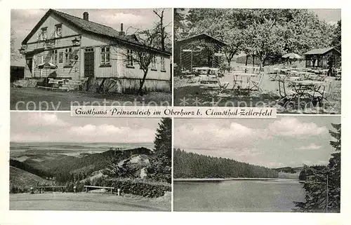 AK / Ansichtskarte Clausthal Zellerfeld Gasthaus Prinzenteich Kat. Clausthal Zellerfeld