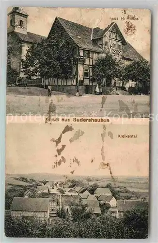 AK / Ansichtskarte Sudershausen H. Henze Haus Kreikental  Kat. Noerten Hardenberg