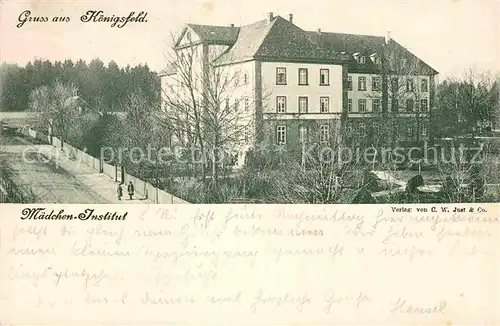AK / Ansichtskarte Koenigsfeld Schwarzwald Maedchen Institut  Kat. Koenigsfeld im Schwarzwald