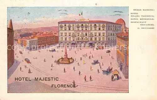 AK / Ansichtskarte Firenze Toscana Hotel Majestic Florence  Kat. Firenze