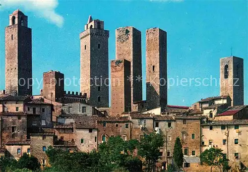 AK / Ansichtskarte San Gimignano Citta Altstadt Tuerme