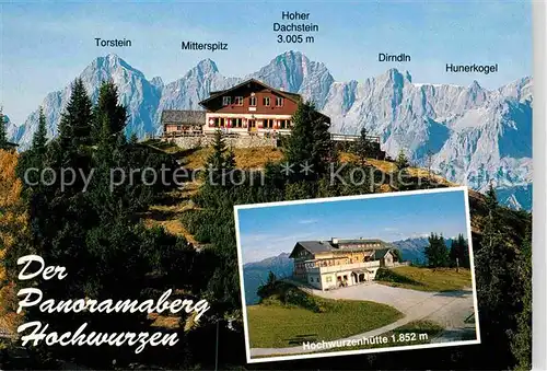 AK / Ansichtskarte Hochwurzenhuette Panoramaberg Hochwurzen Dachsteingebirge Kat. Rohrmoos Untertal