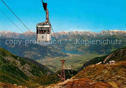 AK / Ansichtskarte Seilbahn Gletscherbahn Kaprun Krefelder Huette Zell am See  Kat. Bahnen
