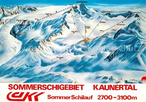 AK / Ansichtskarte Skifahren Kaunertal  Kat. Sport