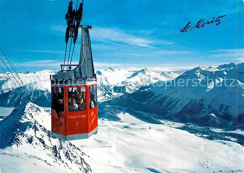 AK / Ansichtskarte Seilbahn Corviglia Piz Nair St. Moritz  Kat. Bahnen