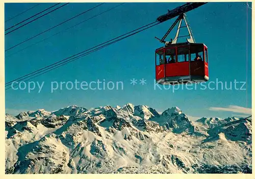 AK / Ansichtskarte Seilbahn Corviglia Piz Nair St. Moritz  Kat. Bahnen