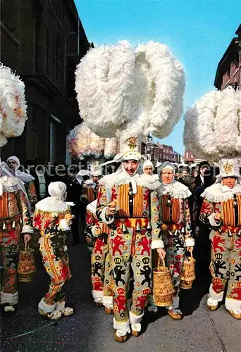AK / Ansichtskarte Karneval Fasnacht Belgien Folklore Belgique Les Gilles Gille  Kat. Feiern und Feste