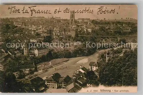 AK / Ansichtskarte Fribourg FR Panorama Kat. Fribourg FR