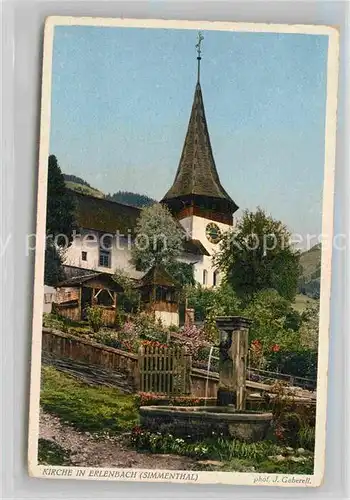 AK / Ansichtskarte Erlenbach Simmental Kirche Kat. Erlenbach Simmental