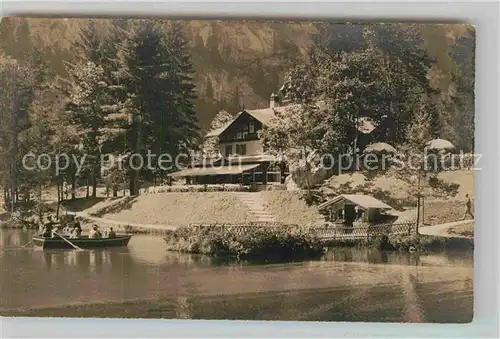 AK / Ansichtskarte Frutigen BE Kurhaus Blausee Loetschbergroute Kat. Frutigen