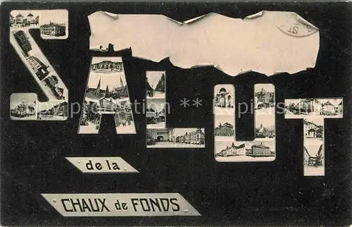 AK / Ansichtskarte La Chaux de Fonds Teilansichten Kat. La Chaux de Fonds