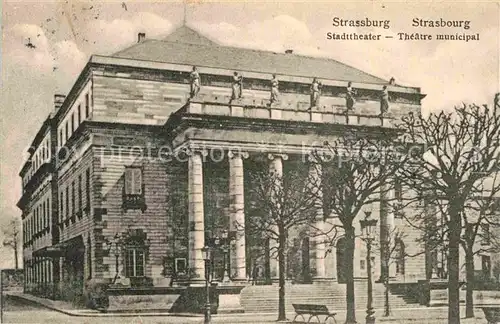 AK / Ansichtskarte Strassburg Elsass Stadttheater Kat. Strasbourg